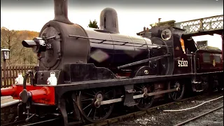 Embsay Station on a "Wet & Windy Wednesday" in November 2023.