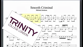 Smooth Criminal Trinity Grade 6 Drums