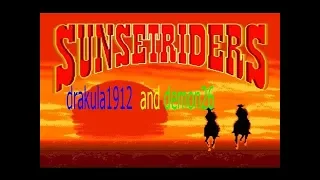 первое совместное прохождение игры Sunset Riders на Sega Mega Drive