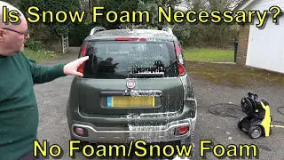 Karcher K7 Car Cleaning Experiment - To snow foam or not to snow foam?