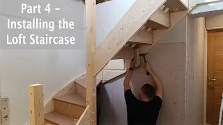 Loft Staircase part 4 - Building the stairs!