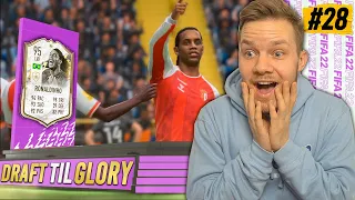 JEG FIK 95 ICON MOMENT RONALDINHO FOR FØRSTE GANG I FIFA 22!  - DRAFT TIL GLORY #28