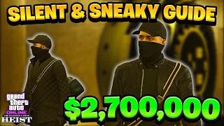 2 Player Casino Heist Silent & Sneaky Step By Step Walkthrough (GTA Online Diamond Casino 2023)