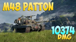 M48 Patton - 4 Frags 10.3K Damage - Not to the end! - World Of Tanks