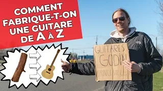 JE VISITE UNE USINE DE GUITARES (FABRICATION COMPLÈTE D'UNE GUITARE GODIN)