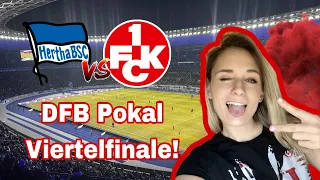 DFB Pokal Viertelfinale Hertha BSC vs. 1. FC Kaiserslautern 1:3 Wir sind gekommen , um zu bleiben!