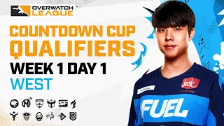 Overwatch League 2021 Season | Countdown Cup Qualifiers | Week 1 Day 1 — West