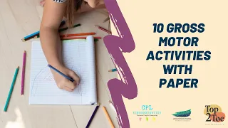 10 Gross Motor Activities with Paper