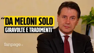 Regionali, Giuseppe Conte a Fanpage.it: "Da Meloni giravolte e tradimenti, ha illuso gli italiani"