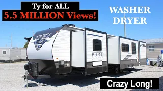 BIG FAMILY? Check out this GIGANTIC Travel Trailer from Puma! Palomino Puma 32BHFS
