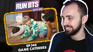 BTS RUN 140 Game Caterers // реакция на BTS RUN