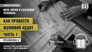 Как провести шумовой аудит. Часть 1. Даниэль Канеман "Шум: изъян в человеческом суждении"