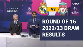 Champions League Round of 16 Draw Results 2022/23 | URFA #uefa #UCLdraw #UCL