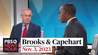 Brooks and Capehart on political divides over Israel-Hamas war