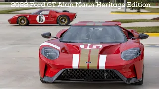 Old and New - 1966 and 2022 Ford GT Alan Mann Editions