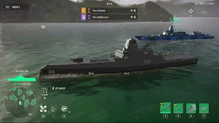 CN Type 058 Full Gameplay with DF 12 Nuclear Missile - Modern Warships
