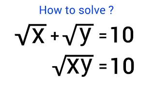 Germany | A Nice Math Olympiad Problem | X=? & Y=?