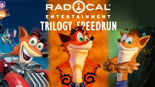 Crash Bandicoot: RADICAL ENTERTAINMENT Trifecta Speedrun