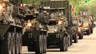 Moldova: Anti-NATO Protesters Block U.S. Tanks