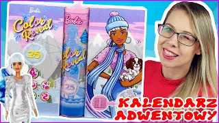 KALENDARZ BARBIE COLOR REVEAL *OTWIERAM CAŁY KALENDARZ ADWENTOWY 2021 #kalendarzadwentowy #vlog