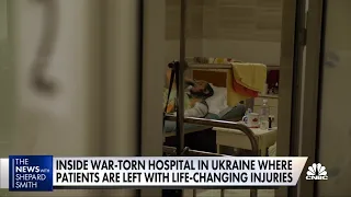 Inside a war-torn hospital in Ukraine as patients are left with life-changing injuries