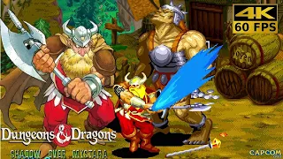 Dungeons & Dragons Shadow Over Mystara - Dwarf [Arcade / 1996] 4K 60FPS