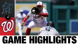 Marlins vs. Nationals Game Highlights (4/28/22) | MLB Highlights