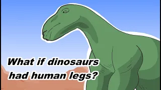 Speculative evolution animation || Dinosaurs with human legs