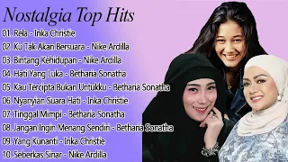 Lagu Nostalgia 80 - 90an Top Hits - Inka Christie - Nike Ardilla - Betharia Sonatha