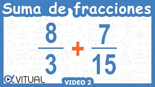 💥 Suma de FRACCIONES usando el mcm (MÍNIMO COMÚN MÚLTIPLO)