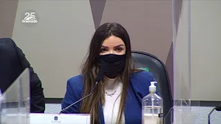 CPI da Pandemia: confira o depoimento de Emanuela Medrades, diretora da Precisa Medicamentos