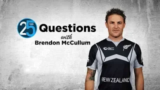 25 Questions with Brendon McCullum - 'The 158 in the first IPL changed my life'