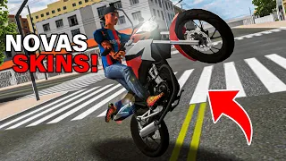 NOVA ATUALIZAÇÃO do MOTO WHEELIE 3D, AGORA com SKINS para os PERSONAGENS!