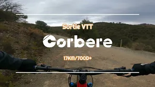 Sortie VTT Corbère (66) 17km/700D+