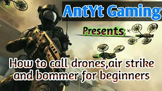 Modern combat 5.How to call drone , air strike & Boomer.Only for beginners