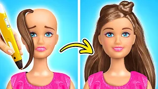 Broke Barbie Adopted by Rich Family! Giga-Rich vs Ultra-Broke Doll Hacks and Crafts