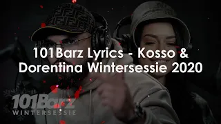 101Barz Lyrics - Kosso & Dorentina Wintersessie 2020