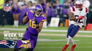 Minnesota Vikings Top Plays vs. New England Patriots on Thanksgiving | 2022 Regular Season Week 12