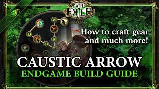 [Path of Exile] Caustic Arrow Raider Endgame Build Guide - Incredible League Starter!