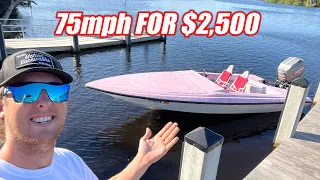 I Bought The CHEAPEST Race Boat on Marketplace To Compete Against James and George! (IT RIPS!!!)