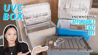 HOW TO MAKE HEAVY DUTY UVC LIGHT DISINFECTION BOX FOR GROCERIES or other HOME, TRAVEL or WORK ITEMS