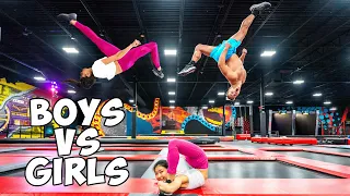 BOYS vs GIRLS Extreme Acro Gymnastics Competition