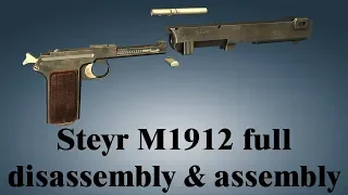 Steyr M1912: full disassembly & assembly