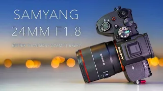 Better than Sony 24mm 1.4 GM? - Samyang 24mm F1.8 Review - Astro - Image & Video Test