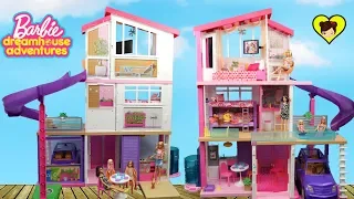 Nueva Casa de Barbie con Literas y Piscina - Dreamhouse Adventures