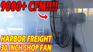 HARBOR FREIGHT Shop Fan 9000+ CFM | Central Machinery | Review