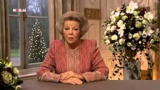 Koningin Beatrix treed af! NOS uitzending 28-1-13