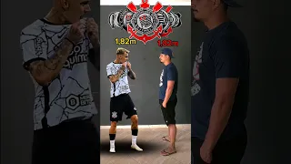 altura de alguns jogadores do Corinthians