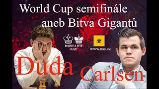 Souboj gigantů Carlsen - Duda 0-1 World Cup 2021