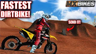 RIDING THE FASTEST DIRTBIKE IN MXBIKES HISTORY!!